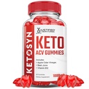 Ketosyn Keto ACV Gummies Advanced Formula 1000MG Ketosyn Keto Gummies Apple Siideri Viinietikka Muotoiltu granaattiomena Beet Juice Powder B12 Vegan Non GMO 60 Gummys