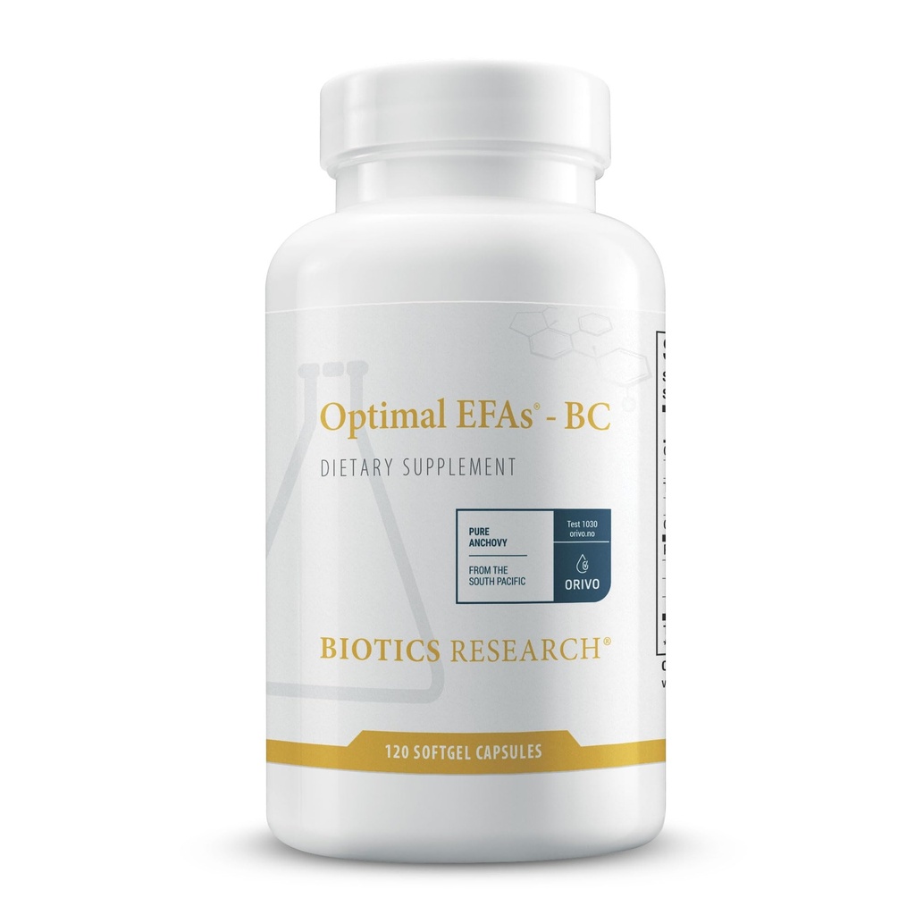 Biotics Research Optimal EFAs - BC, Omistus Blend of Fish, Pellavansiemen ja Blackcurrant Seed Oils. Omega3, 6 ja 9 rasvahapot, 120 Softgels