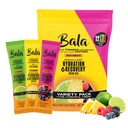 Bala Enzyme Hydraation & Sokeriton juoma Mix - kurkuma, bromeliini, Papain - immuniteetti, liikkuvuus - Variety Pack 0.25oz (12 Count)