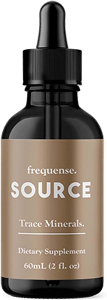 FREQUENSE - Source Trace Minerals - Fulvic Mineral Powder for Bone Health, Nutrient Imeytyminen, ihon tuki, Gut Health & Electrolytes - 60 ml