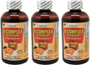 Germa B-Complex Syrup. Kosttillskott. Benhälsa, tillväxt och utvecklingshjälp. Sugar Free. Orange smak. Förpackning med 3