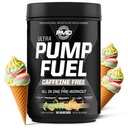 PMD Sports Pump Fuel Ultra Comfeine Free - Premium Pre Treout Powder & Muscle Pump, Greater Focus, Endurance & Recovery, Premium Creatiini, Arginine & Beta Alanine - Rainbow Sherbet (30 Servings)