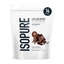 Isopure Low Carb 100% Pure Whey Isolate Protein Powder, Laktoositon, Gluteeniton, Vitamiinit, Hollantilainen suklaa, 25g Protein Per Serving, 1 Lb, 14 Tarjoilut (Pakkaus toukokuussa Vary)