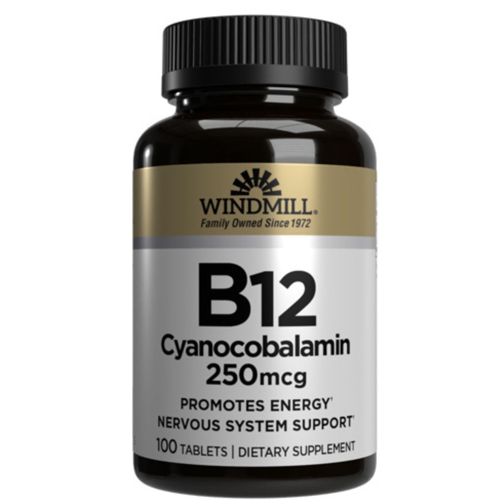 B-12-vitamiini TABS 250 MCG WMILL Koko: 100