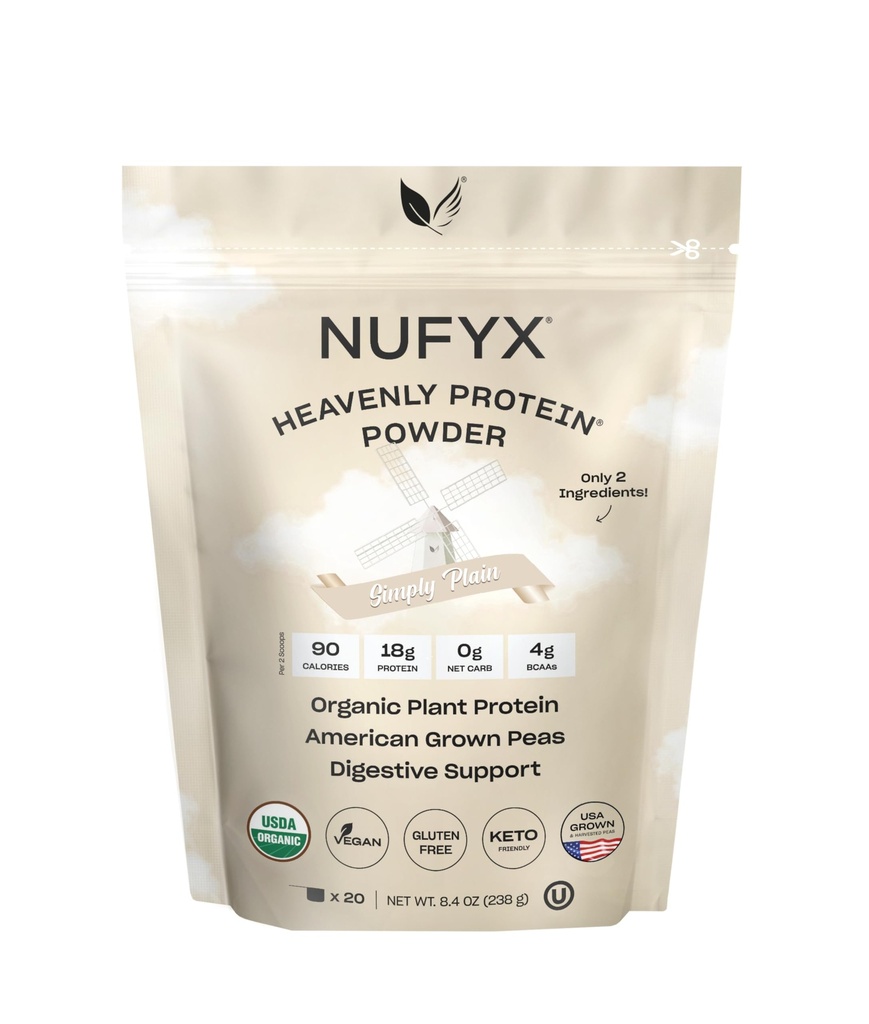 NUFYX Heavenly Protein Powder (Yksinkertaisesti tavallinen, 20 Scoops)
