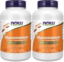 NOW Foods Supplements, Glucomannan (Amorphophallus konjac) 575 mg, Stöder Regularity *, Healthy Weight Management *, 180 Veg Capsules (Pack of 2)