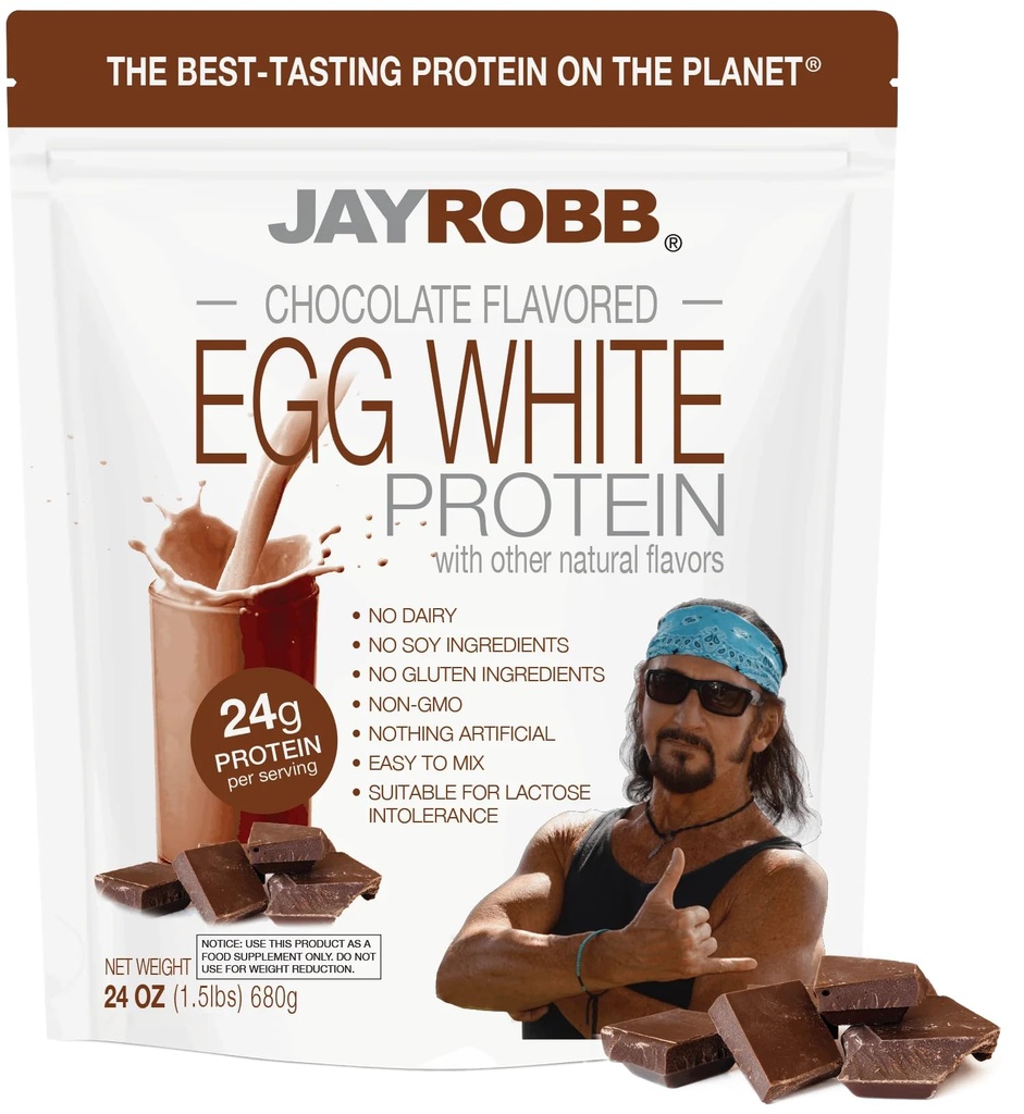 JAYROBB suklaa muna valkoinen proteiini 24 oz, 1,5 punta pussi