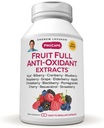 ANDREW LESSMAN Fruit Full Anti-Oxidant Uutteet 30 kapselia - 14 luonnon hedelmä- ja marjauutteet. Mustikka, karpalo, viinirypäleen siemen, granaattiomena, Resveratrol ja enemmän. Helppo niellä kapselit