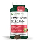 Super Potent Hawthorn Berry 10:1 Pura Kapselit Digestion Heart Health ja Glycemic tuki - Extra Strength Hawthorn Berry kapselit - Ei-GMO vapaa Vegaani GMP USA 2 kuukauden tarjonta