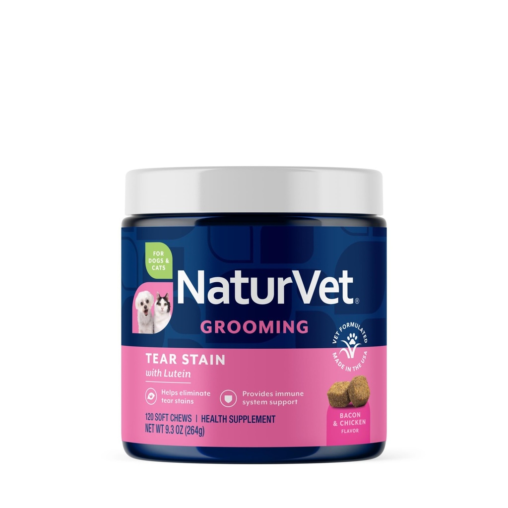 NaturVet Lutein Tear Stain lisäravinteet koirille ja kissat Estää Kyynelta Stains koiralle, Kissarodut 