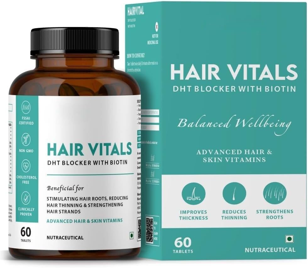 Geneerinen hiusten elintoiminnot DHT blokkeri Biotin tabletit- hiukset Suppliment beta-sitosteroli ...