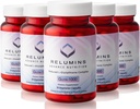 Alumiinit Advance Nutrition Gluta 1000 - Alennettu L-glutationi, Alpha Lipoic Acid & Rose HIPS, Antioksidantti tuki iholle ja yleistä hyvinvointia, valmistettu Yhdysvalloissa - 30 kapselia x 5 pullot (75-päivä tarjonta)