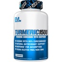 Herbal Relief Turkumiini Bioperine - EVL 1500 mg 95% Curcuminoid Turkumic Curcumin Black Pepper for Dgestive Skin Immuniteetti Maksa ja Joint Support - Non GMO Vegan täydentää