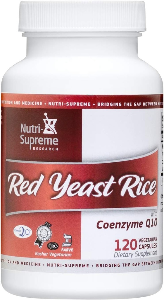 Punahiivariisi 600 mg ja Coenzyme Q-10 - 120 Vegicaps