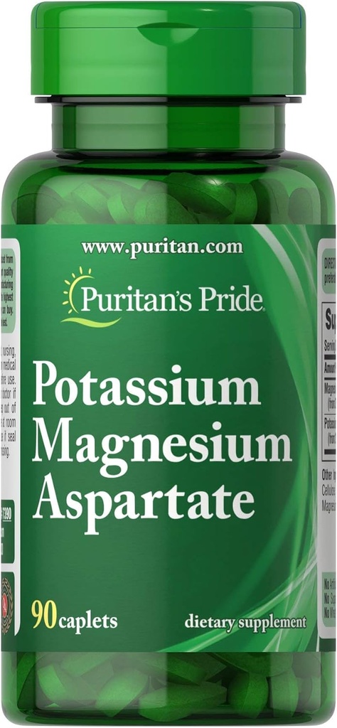 Puritanin Pride Kalium Magnesium Aspartaatti-90 Caplets