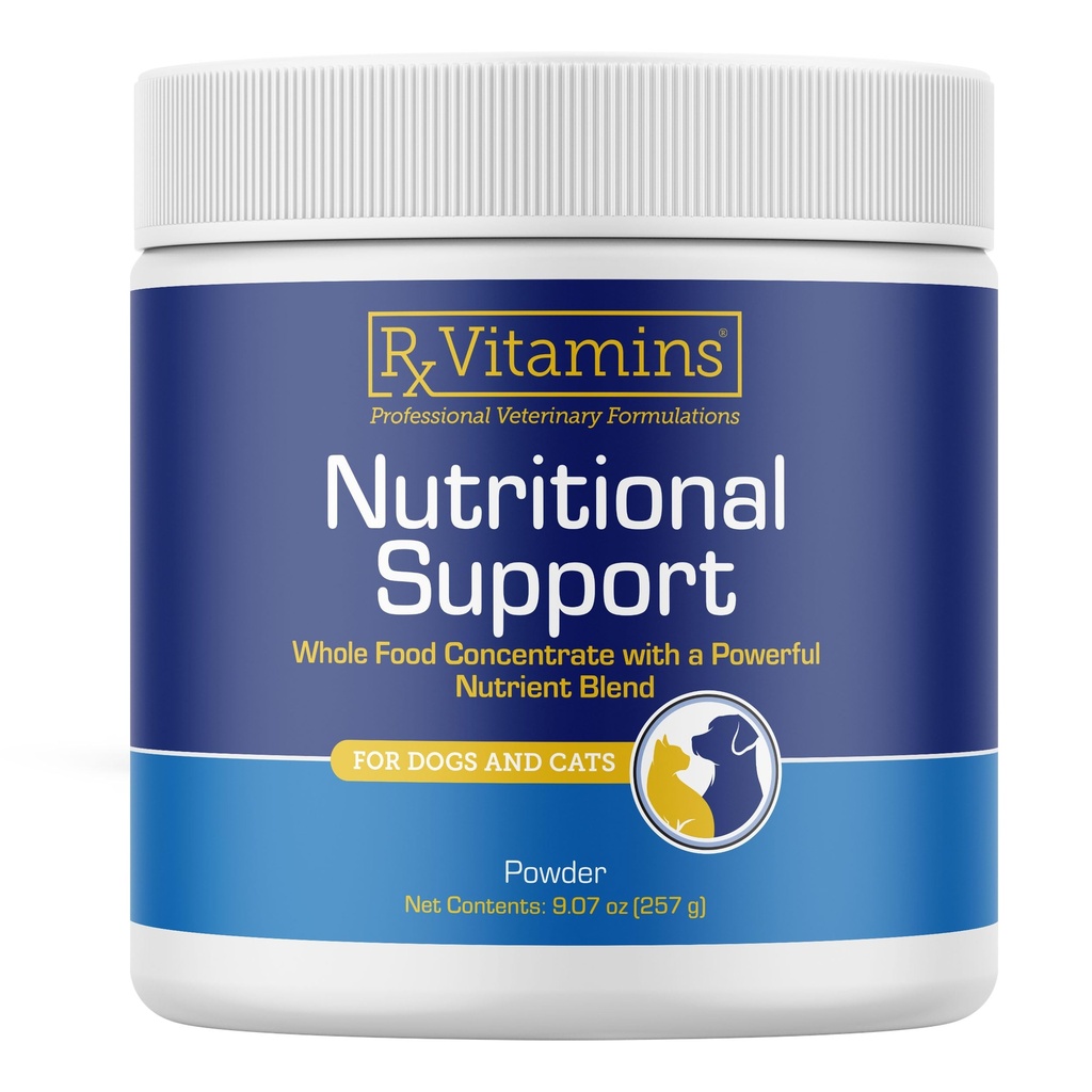 Rx Vitamiinit Nutritional Support - Yhdistelmä välttämättömiä vitamiineja, Minerals, & muut hyväntekeväisyyteen aineet koirille ja kissat - 9.07oz