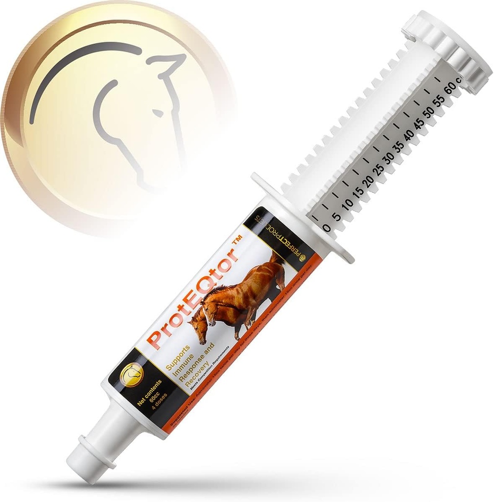 Täydelliset tuotteet ProteQtor 4-Dose Horse Immuuni Booster ja Equine Seasonal Allergy Relief Laste, 60cc