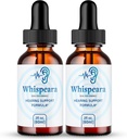Whispeara Tinnitus Relief för Ringing Ears Drops, Ring Clear Tinnitus Liquid Drops, Maximum Strength, Advanced Formula Hearing Supplement, Ear Ringing Tinnitus, Whispeara Reviews (2 Pack)