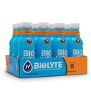BIOLYTE Electrolyte Drink - Doctor-Fomulated Hydration Drink, HSA & FSA Electrolytes Water, kemoterapiaa on naisten ja miesten, nesteytys IV pullo - Trooppinen, 16 Fl Oz (12 pakkaus)