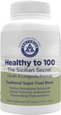 Terve 100, Sisilian Secret Mediterranean Ruokavalio, Superfood, Tukee Terve elämäntapa, (Resveratrol, Rosemary, Rypälesiemenuute, Bergamot Extract) Tehostaa immuniteettia, 90 kapselia, 30 tarjoilua