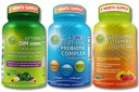 Hormonaalinen, digestiivinen ja immunosupport Bundle - DIM 200 mg BioPerine® & Crucfyonic Whole Foods + Vegan 3-in-1 Probiootti 50 miljardia PMY + liposomaalinen C 1100 mg Acerola Cherry - Ei täytettä