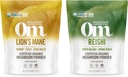 OM MUSHROOM SUPEFOOD 7.05oz Bundle, Lion's Mane & Reishi Organic Mushroom Powder, 200 tarjoilua