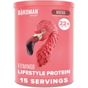 BIRDMAN Fitmingo Vegan Protein Powder med Inositol, Collagen Boosters, Hyaluronsyra och vitaminer | Low Carb, Dairy Free, Low Calorie | 23g Plant Based Blueberry Protein Powder med Myo-Inositol