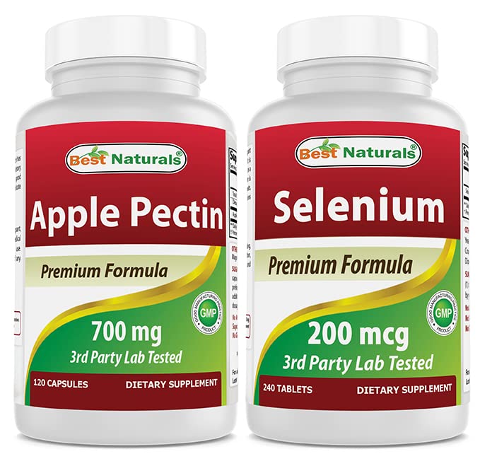 Best Naturals Apple Pectin 700 mg & Selenium 200 mikrog