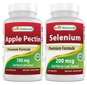 Best Naturals Apple Pectin 700 mg & Selenium 200 mikrog