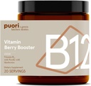 Puori Vegaani B12 Berry Booster Powder - 20 tarjoilua - B12 pohjoismaisilla villimustikoilla ...