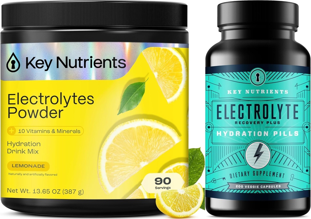 KESKEISET NUTRIENTIT Hydraation Bundle ... Multivitamiini Elektrolyyttijauhe sitruuna (90 annosta) & Elektrolyyttitabletit (200 tablettia) ... Ei sokeria, ei kaloreita...
