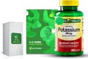 Kalium 99 mg, 250 Caplets Bundle med exklusiva vitaminer och mineraler A till Z - Bättre ljus & Spring Guide