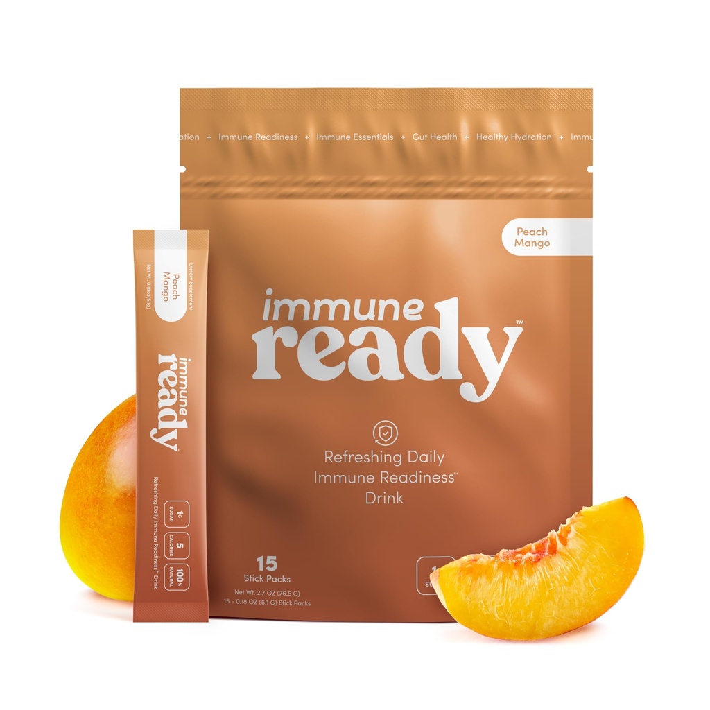 ImmuunireadyTM Elektrolyytit Powder Packetit Immuniteetti Boost Drink Mix C-vitamiinin, Sinkkipikolinaatin, Inulin Powder & Beta Glucan ...
