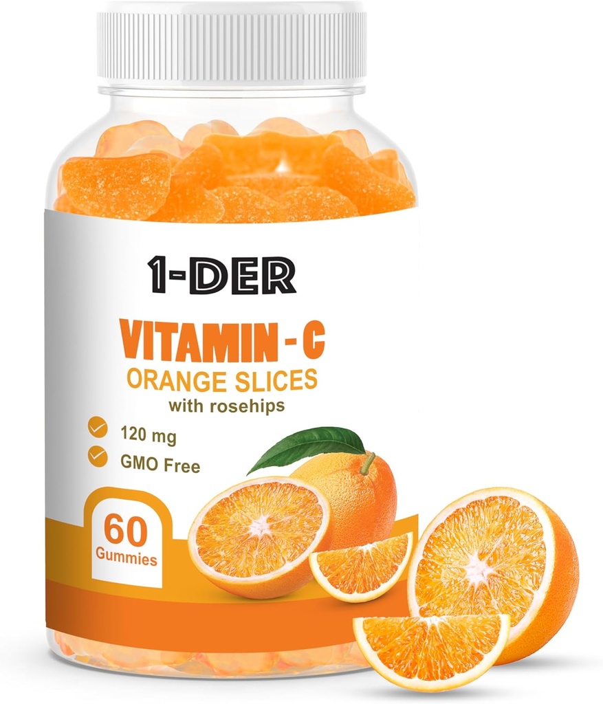 C-vitamiini Gummies 120mg - Immuuneja lisäravinteet ...