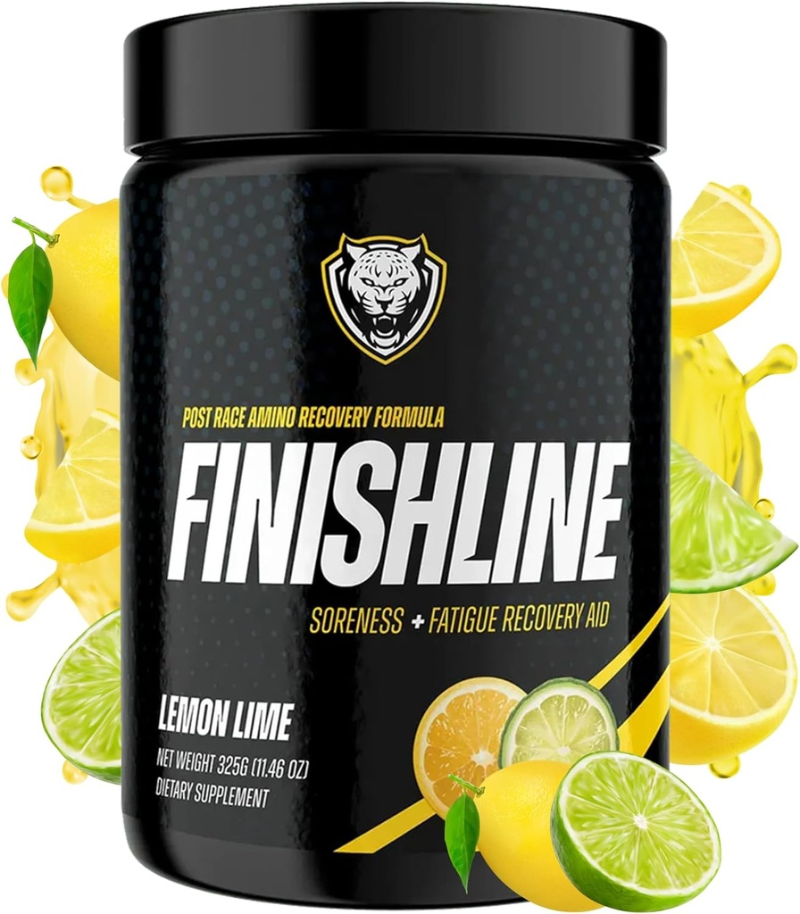 6AM Run Finalline - Amino Energy Powder - Post Run Recovery Drink - Branch Chain Amino Acids Powder - Parannus ja Recovery Powder - Keto Post Treenout Powder - Sitruunan Lime BCAA Powder - 50 Scoops