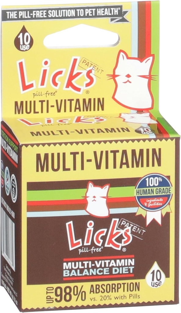 Nuolet Pill-vapaa kissa Multivitamiini - Cat täydentää C-vitamiini, D, ja kalsium - Multivitamiini lemmikki tarvikkeet - Gel Packets - 10 Käyttö