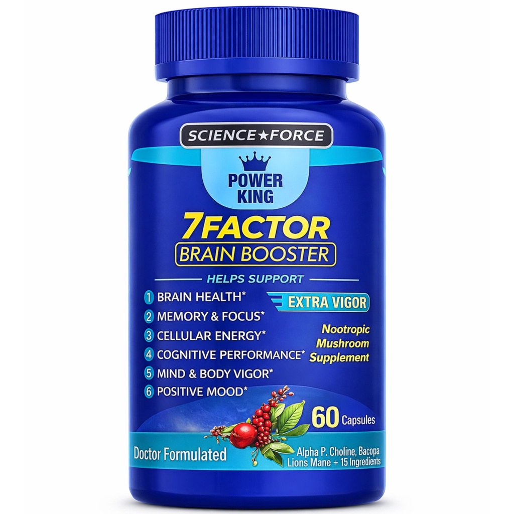 Hjärntillskott för minne och fokus - Nootropic Brain Health - kognitiv prestanda, klarhet, energi, mental vigor, Shilajit - Alpha Choline, Lion's Mane, Bacopa, 18 Premium Ingredienser