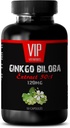 Vitamiinit aivojen ja muistin - Ginkgo BILOBA 120MG - uute 50:1, Gingko biloba Complex, Ginkgo biloba lisäravinteet, aivojen muisti täydentää, muisti täydentää aivot, muisti pillereitä, 1 pullo