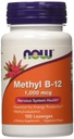 Metyl B-12, 1000mcg, 100 LOZ by Now Foods (Pack of 2)