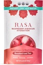 Rasa Raspberry Hibiscus Hydration | Organic Boosted Iced Tea med adaptogener och svampar | Glutenfri, Premium Electrolyte Powder Drink Mix, Uppfriskande Hydration (6 oz / 24 portioner)