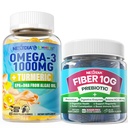 Vegaani Omega-3 1000 mg + kurkuma, kuidut