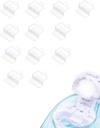 12 PCS Silicone Pods Lisätarvikkeet Navage Nasal Care, Säästä suolaa Easy Operation (valkoinen)