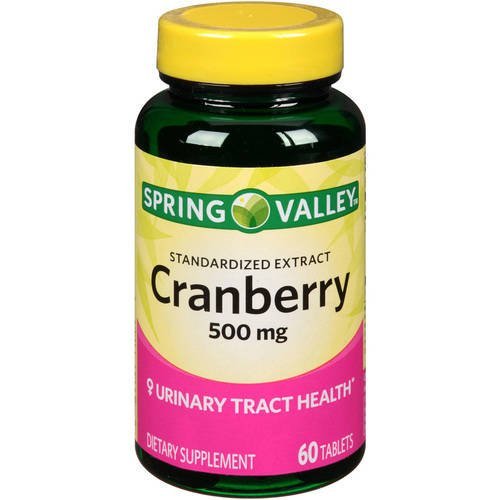 Spring Valley - Karpalo 500 mg, Standardoitu uute, 60 tablettia