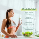 Future Salad Drink Mix Powder, Drinkable Salad, Fruits, Moringa lämnar, grönsaker, 7 Packets