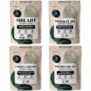Jungle Powders Herbal Powders Bundle - Shilajit Powder, Tongkat Ali Men Powder, Black Ant Extract Powder, Fadogia Agrestis Extract for Men Supplement