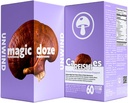 Magic DozeTM Reishi Mushroom Supplement Kapselit - 60 Count, Reflunding, Herbal Supplement, Stress Relief, Immuunituki, Vegaani, Organic Reishi Ainesosa