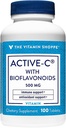 Vitamiini Shoppe Active-C Bioflavonoidit, tukee immuniteetteja, Verisuonisto terveys, antioksidantti, 500 MG (100 tablettia)