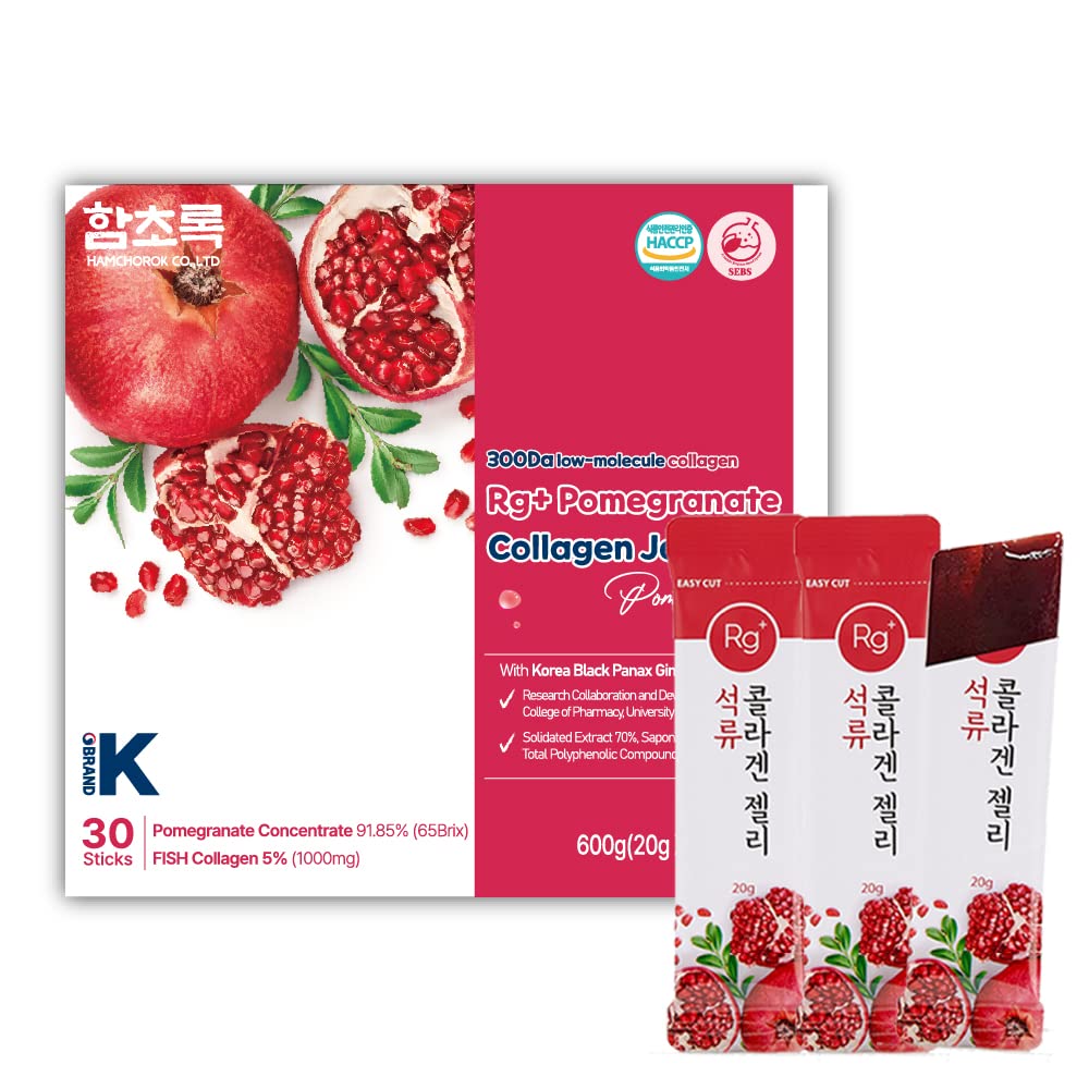 Anti-aging korealainen kauneus granaattiomena Kollageeni Jelly Stick 20g*30 Stick / ihon, kynsien ja hiusten kasvua