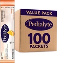Pedialyte Electrolyte Powder Packets, Orange, Hydration Drink, 100 Single-Serving jauhepakkaus
