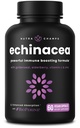 NutraChamps Echinacea Capsules 1000mg - 8-in-1 Immuunituki - Echinacea Goldenseal, C-vitamiini, Sinkki, Inkivääri, Elderberry - 60 kapselia